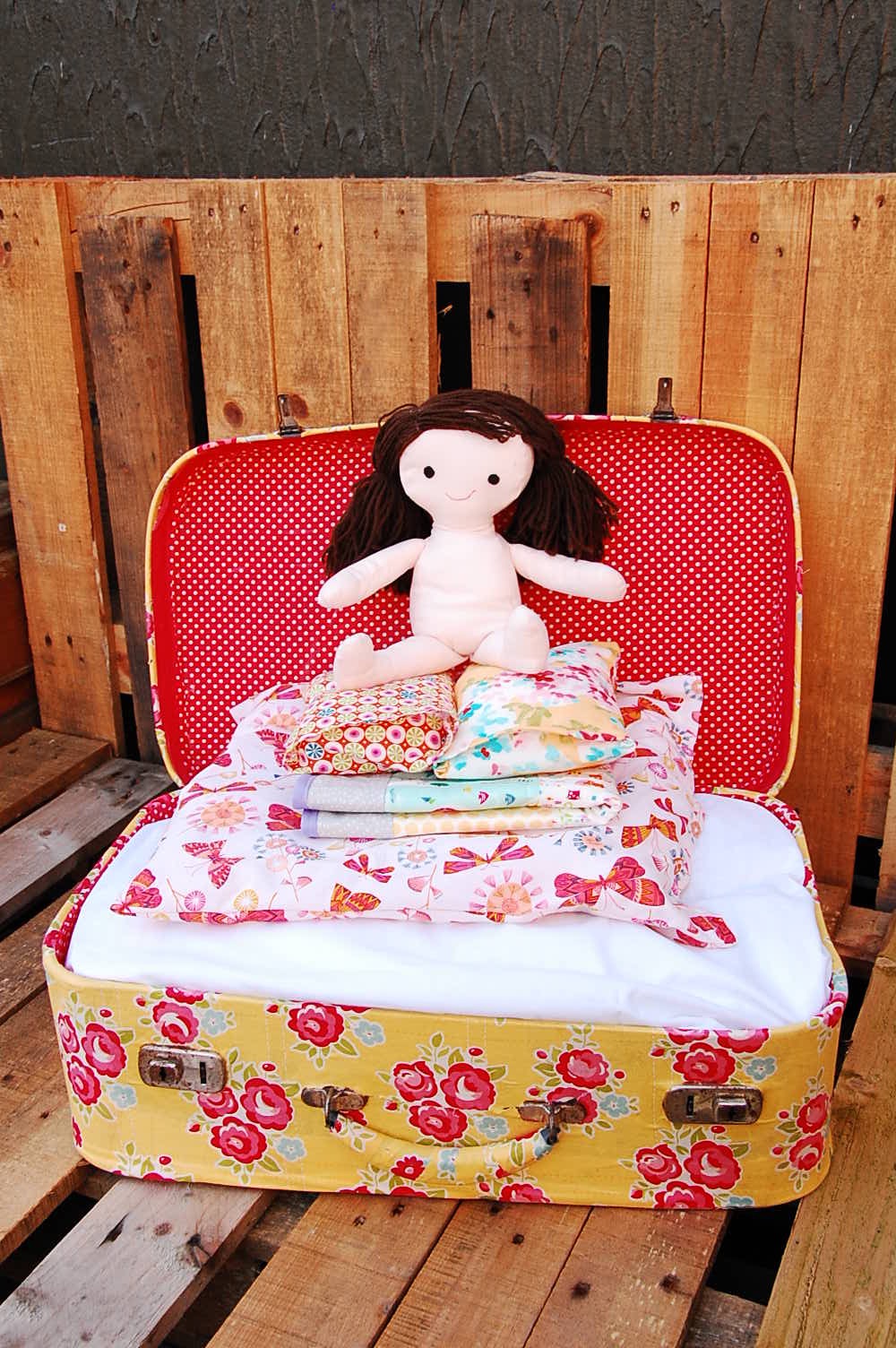 The Eternal Maker Crafts Doll's Bed in a Suitcase Sew Along Coming Soon!