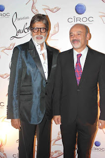 Big B and other celbs at the launch of 'Christian Louboutin' store