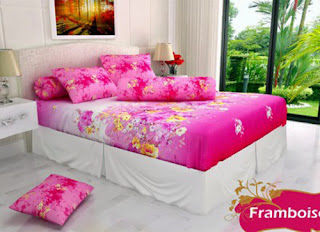 Sprei Santika Deluxe Framboise Sprei Santika Deluxe Framboise