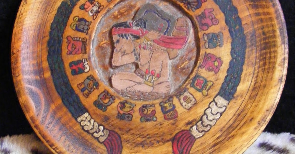 ARTESANIA AKELARRE ARTISAUTZA: Calendario Maya. Madera tallada