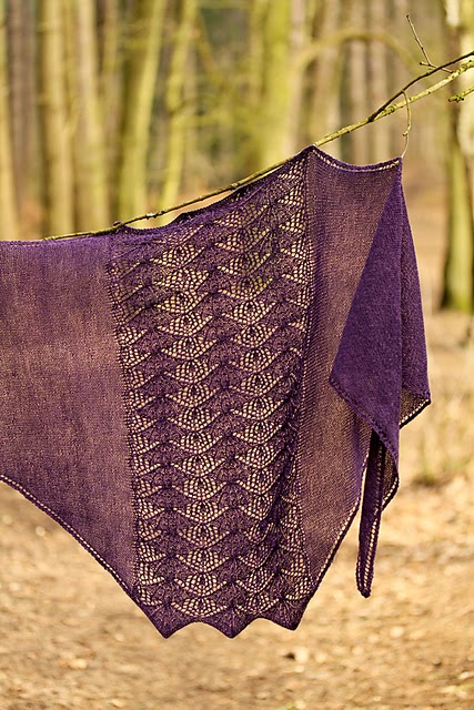 simple lace shawl