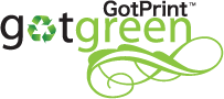 GotPrint Gotgreen logo recycle and eco-friendly