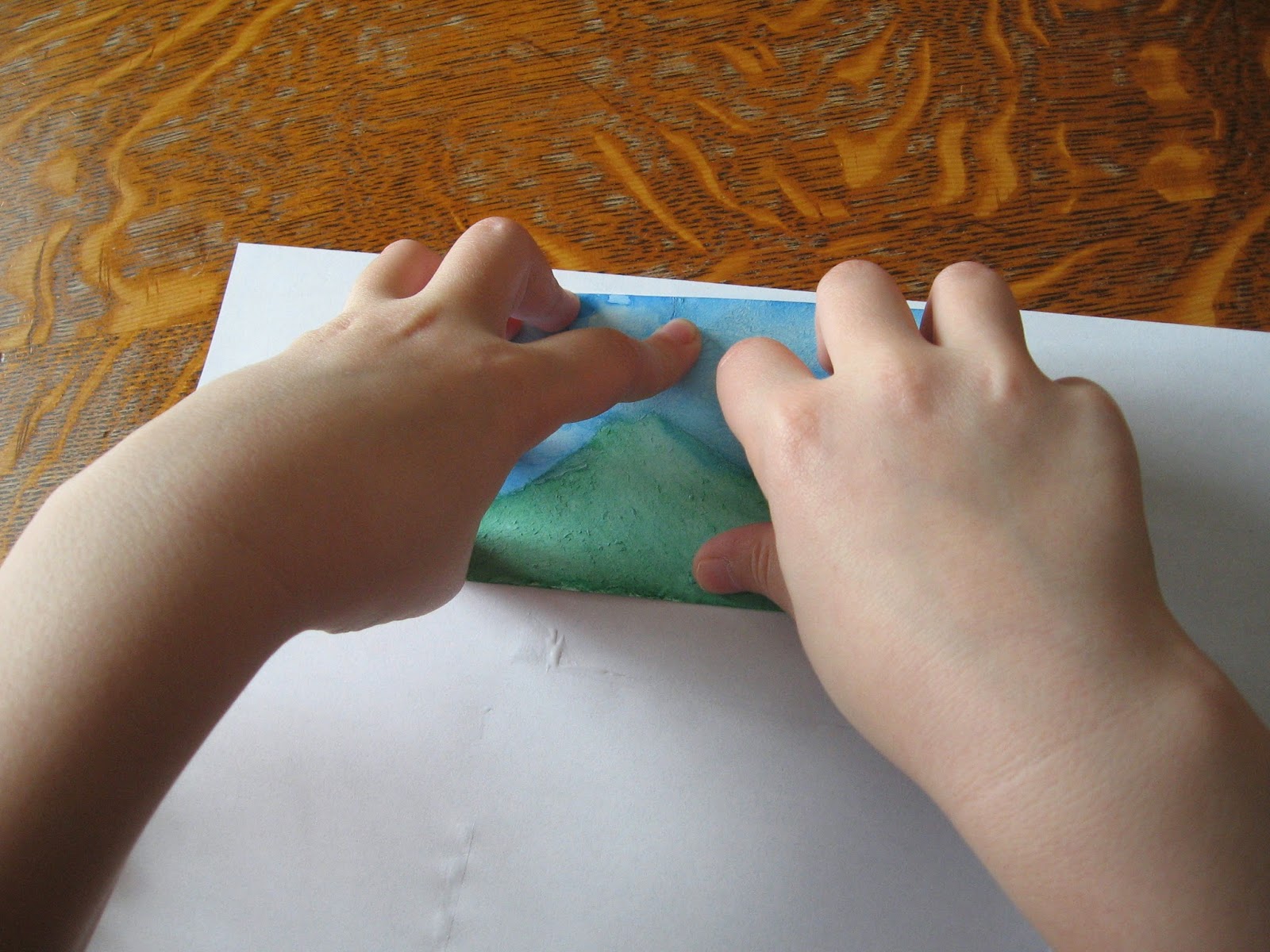 Almost Unschoolers Summer Fun 2014 Hand Painted Post Cards