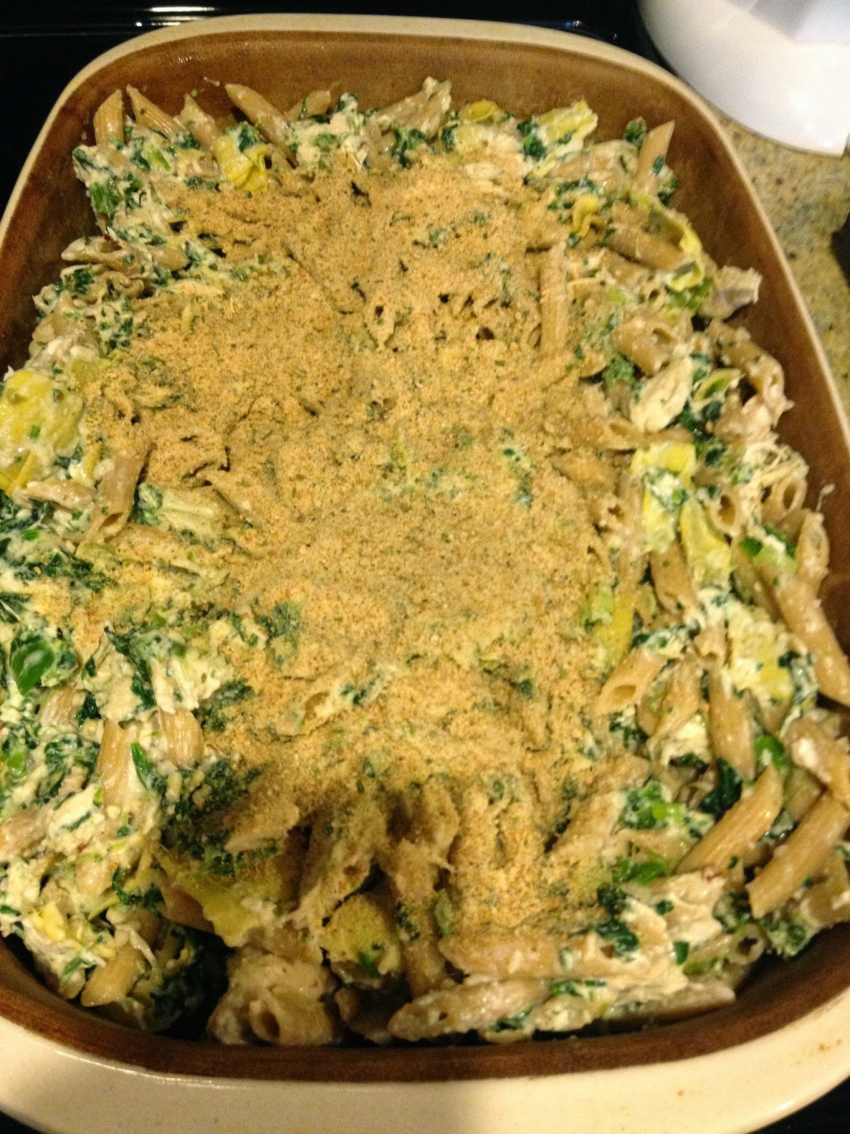 I do deClaire Spinach Artichoke Casserole