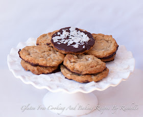  Gluten Free/Dairy Free Coconut Cookies Dipped In Chocolate
