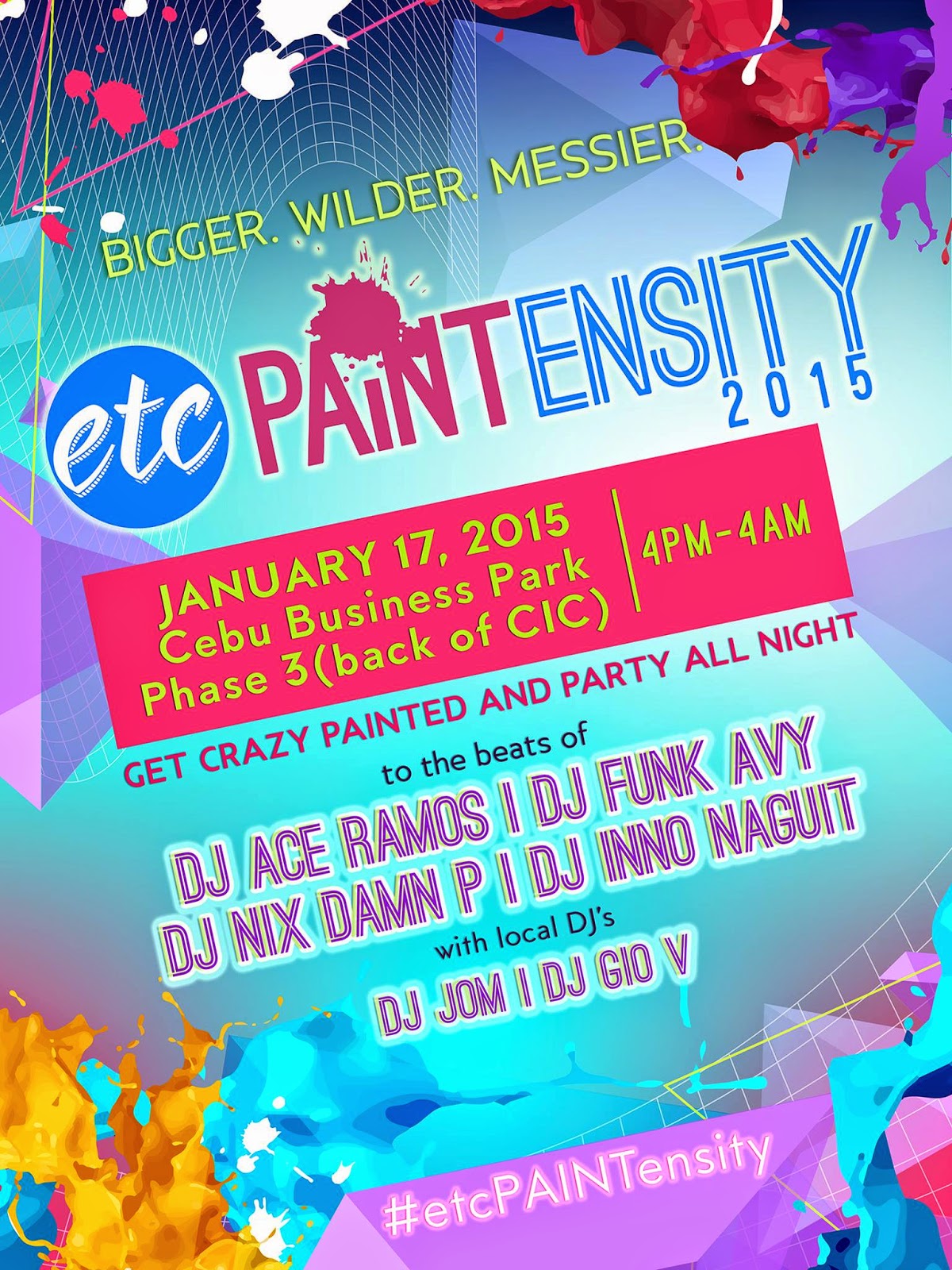 Sinulog-2015-Paintensity-Cebu-Business-Park-Ayala