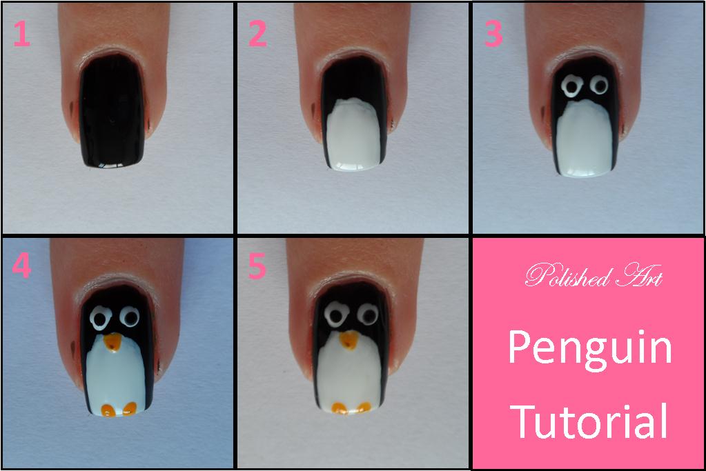 8. Penguin Nail Art for Beginners - wide 10