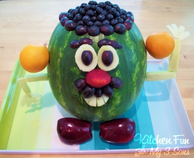 Mr. Watermelon Head Kitchen Fun With My 3 Sons
