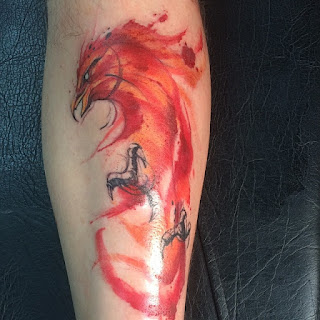 Watercolor Phoenix Tattoo Watercolor Phoenix Tattoo