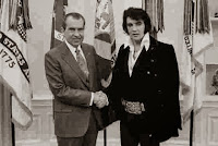 Richard Nixon and Elvis Presley