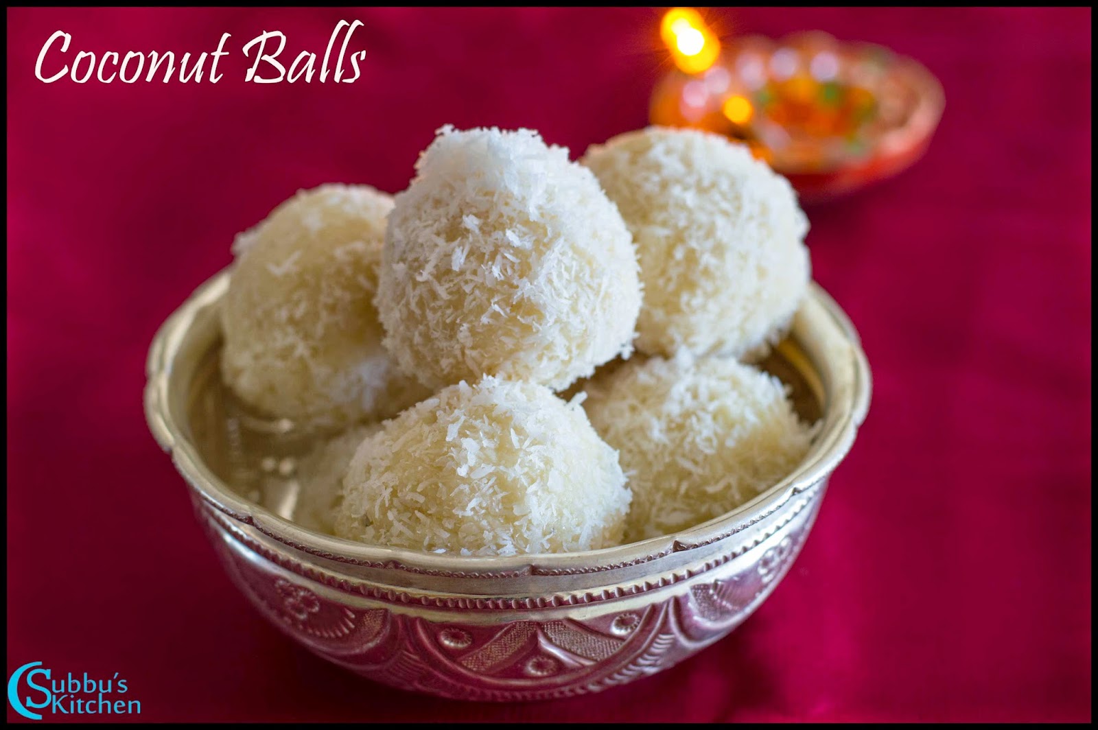 Coconut Balls Recipe | Bengali Coconut Ladoo Recipe | Narkel Naru Recipe Coconut Balls Recipe | Bengali Coconut Ladoo Recipe | Narkel Naru Recipe