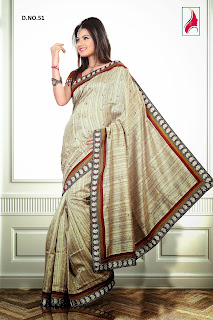 Indian Silk border work sari-51 