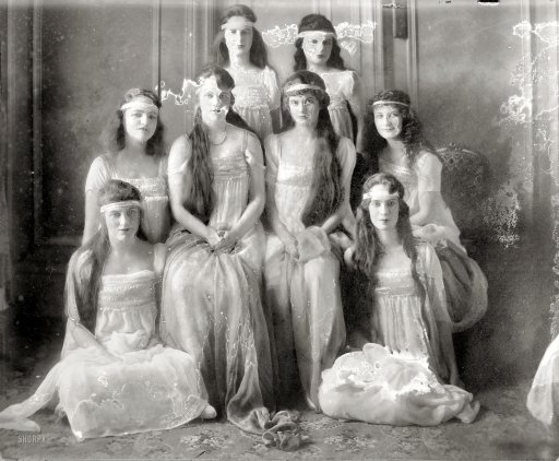 1920s Teenage Girl Fashion Society+Girls,+1915