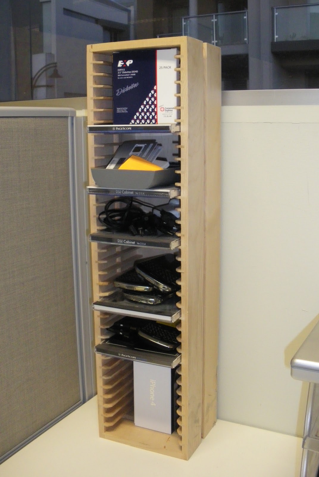 Operation Ducksledge CD shelving