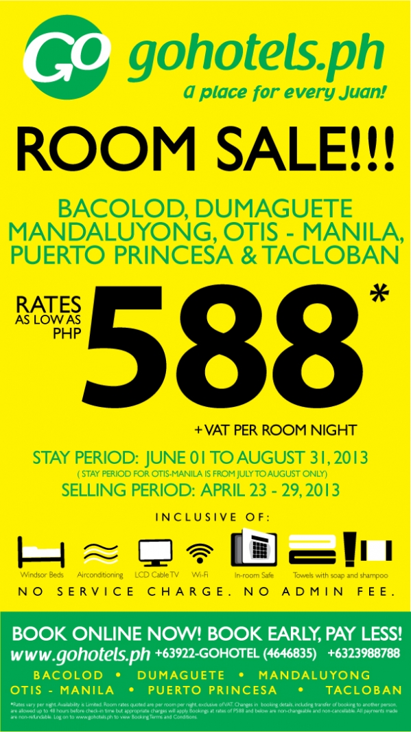 April 2017 Promo Philippines Because Go Hotels Has Just Announced Their Latest Promo Cutting Down Room Rates To As Low 588 Pesos Exclusive Of Vat That Includes The Bed