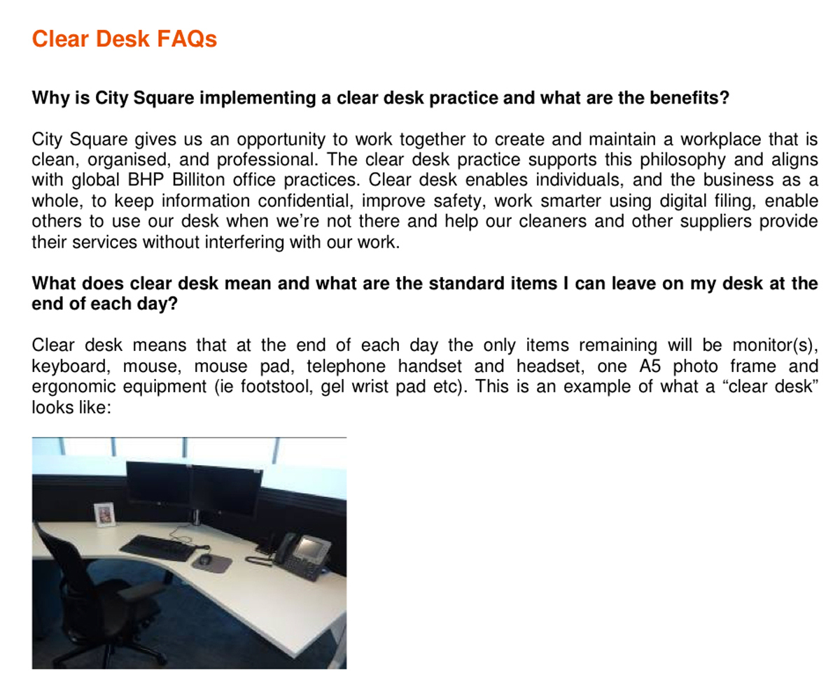 Clean Desk Policy Template Loon Pond When The Pond Finally Gets To The Point It 39 S To Celebrate The Australian 39 S Elevation Clean Desk Policy Template Loon Pond When The Pond Finally Gets To The Point It 39 S To Celebrate The Australian 39 S Elevation