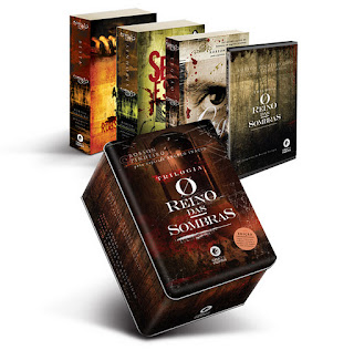 Box na lata "O Reino das Sombras" Legião, Senhores da Escuridão, A Marca da Besta, box especial Robson