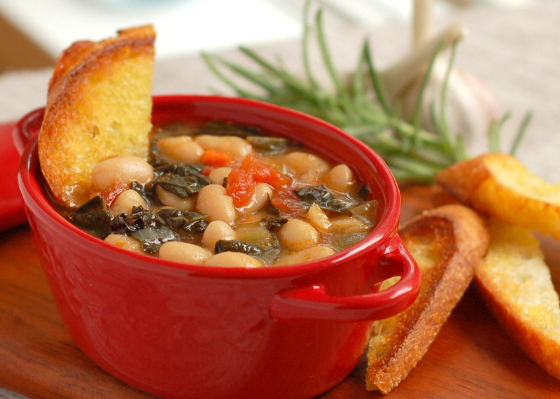 Beyond Salmon Kale Bean Soup