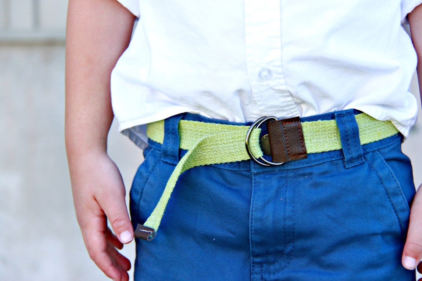Larissa Another Day Dyed Twill Boys' Belt