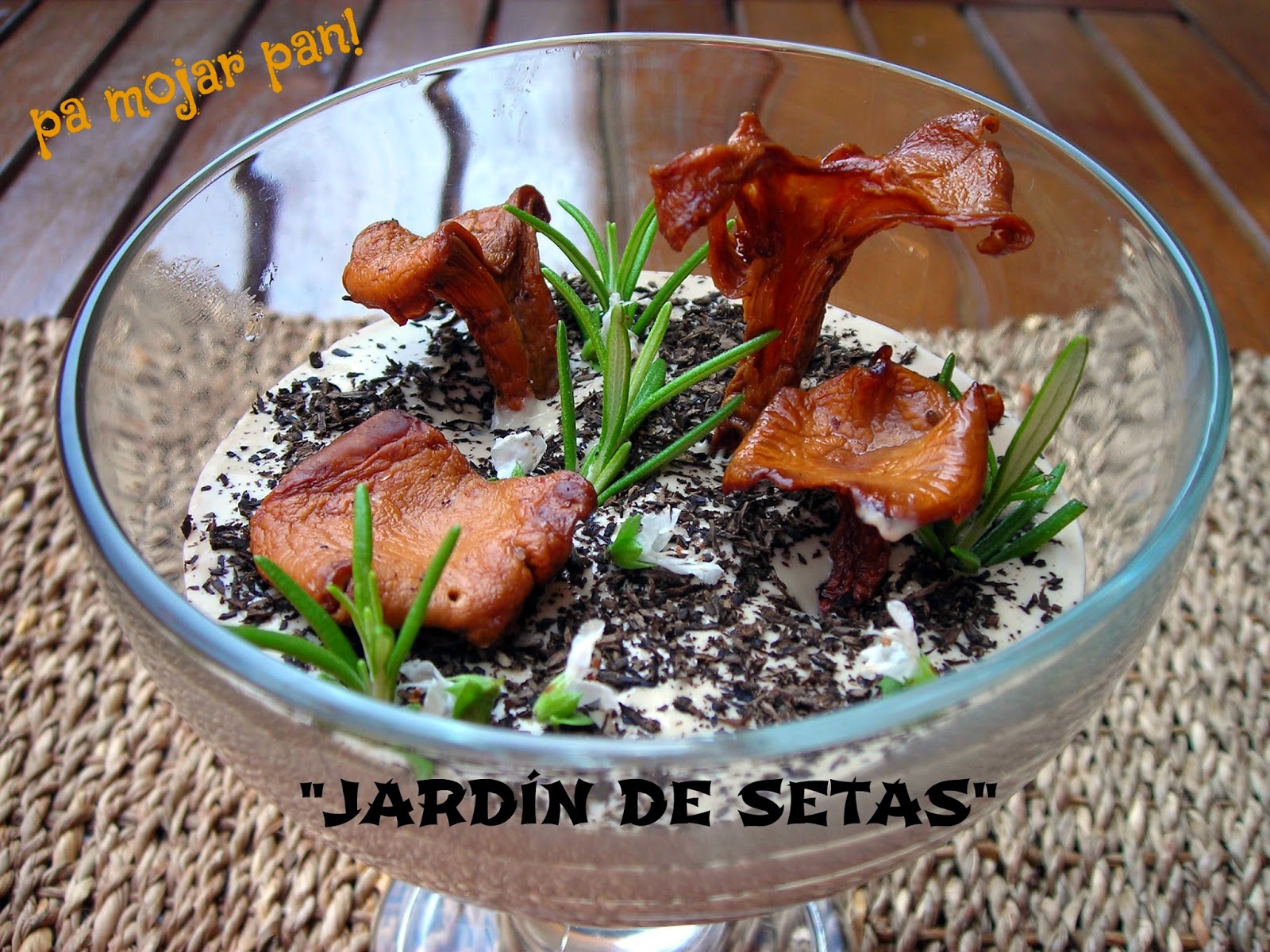 pa mojar pan!: "Jardín de setas"