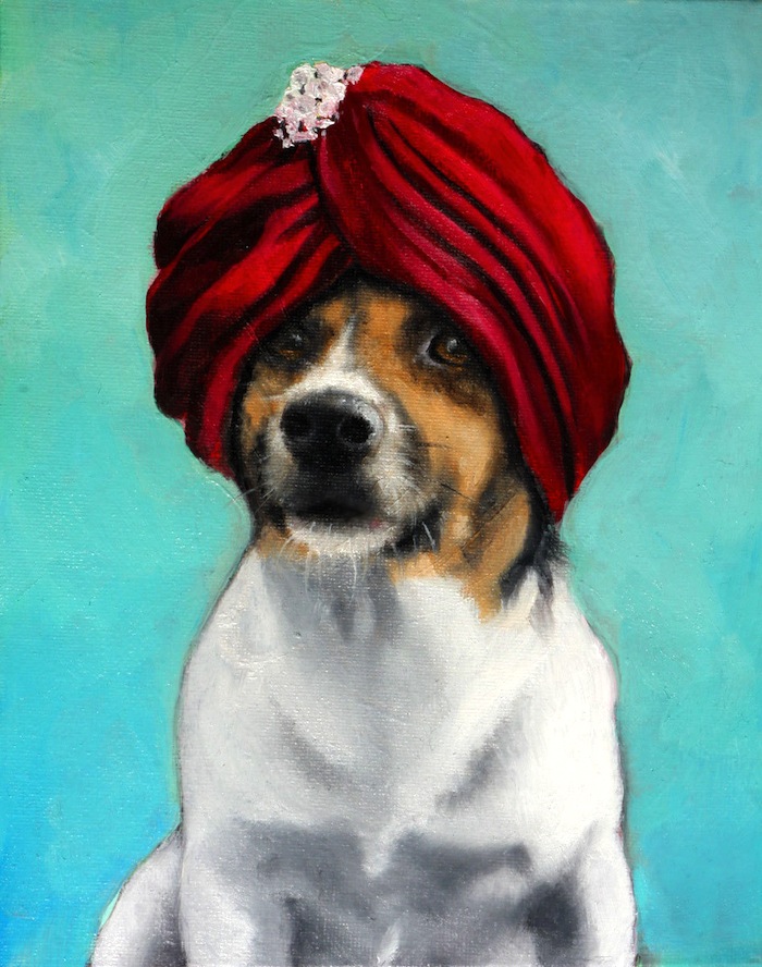 Knight Moves Good Dog Art by Clair Hartmann