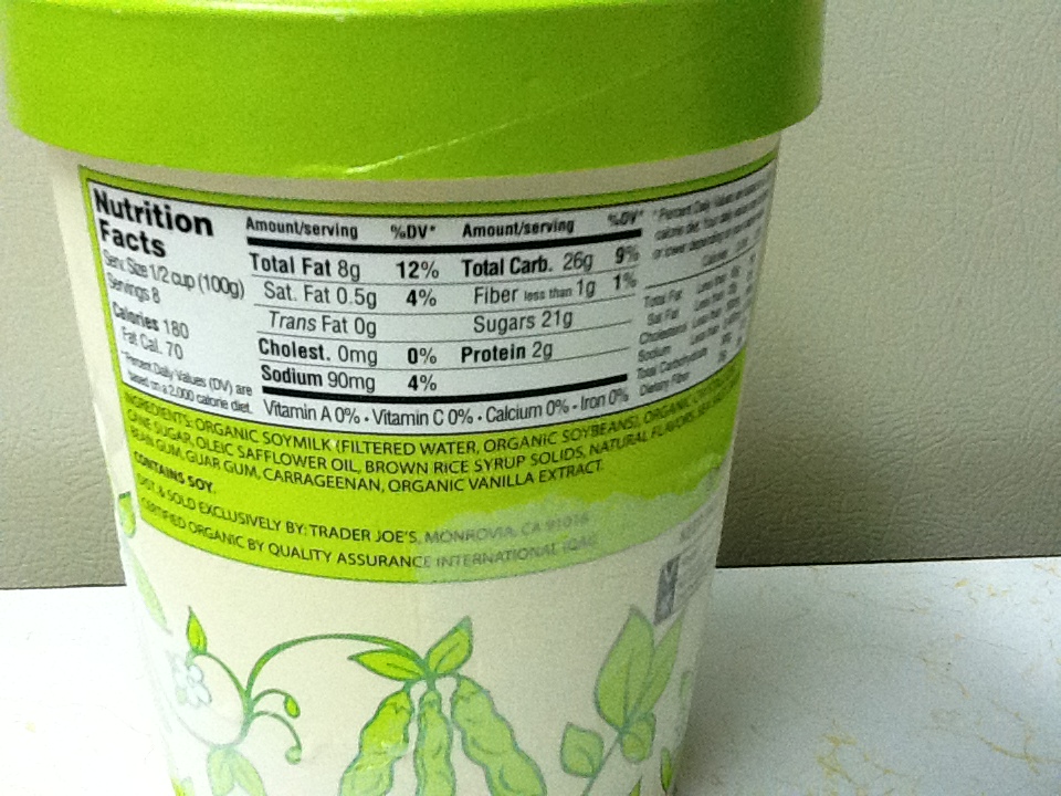 What's Good at Trader Joe's? Trader Joe's Vanilla Soy Creamy