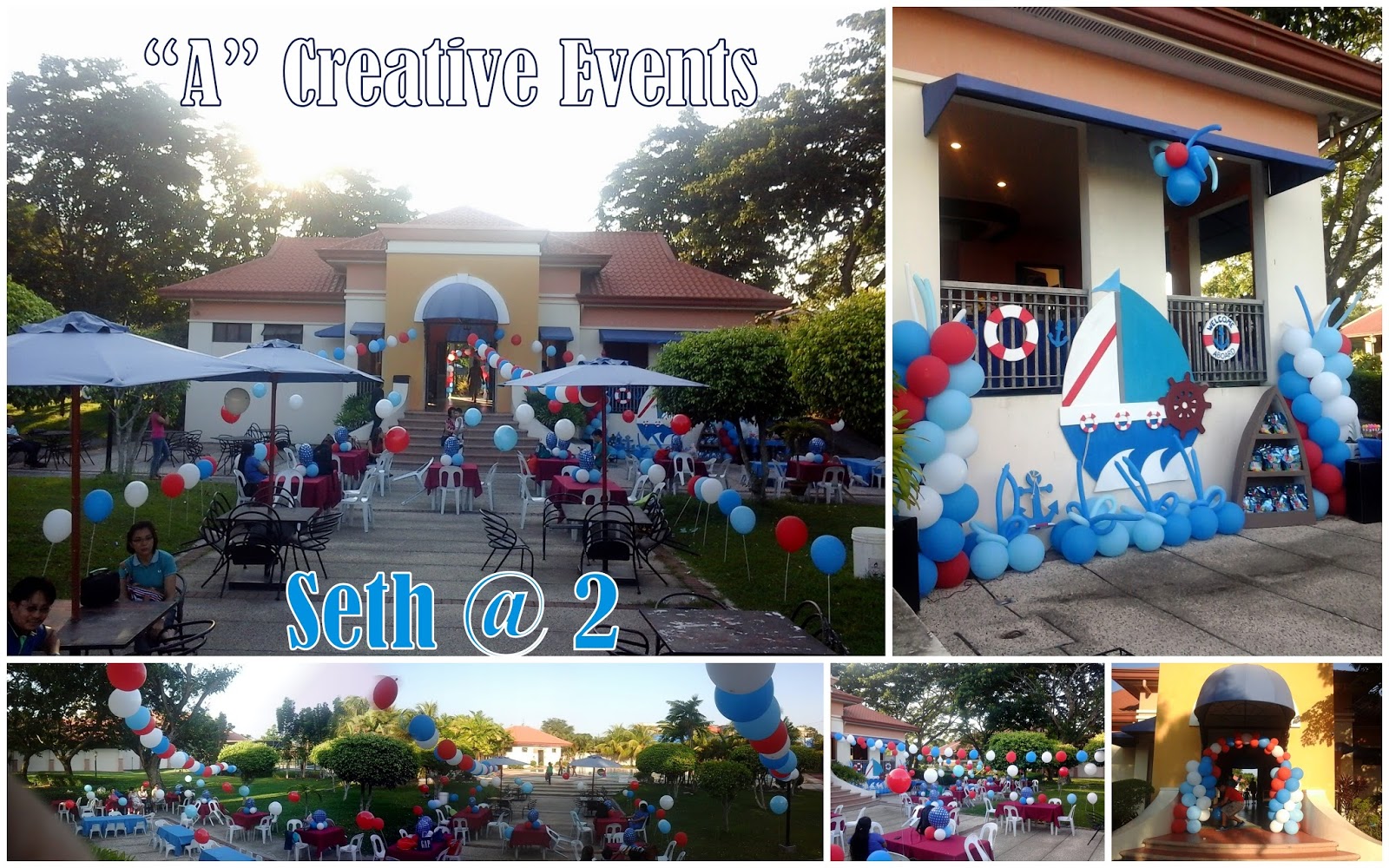 Nautical Theme Party Decorating Ideas Part - 40: Seth Celebrated His 2nd Birthday With A Nautical Theme At Las Terrazas, Ma-a, Davao City. From The Stage Decorations, Props And The Place Was Filled With ...