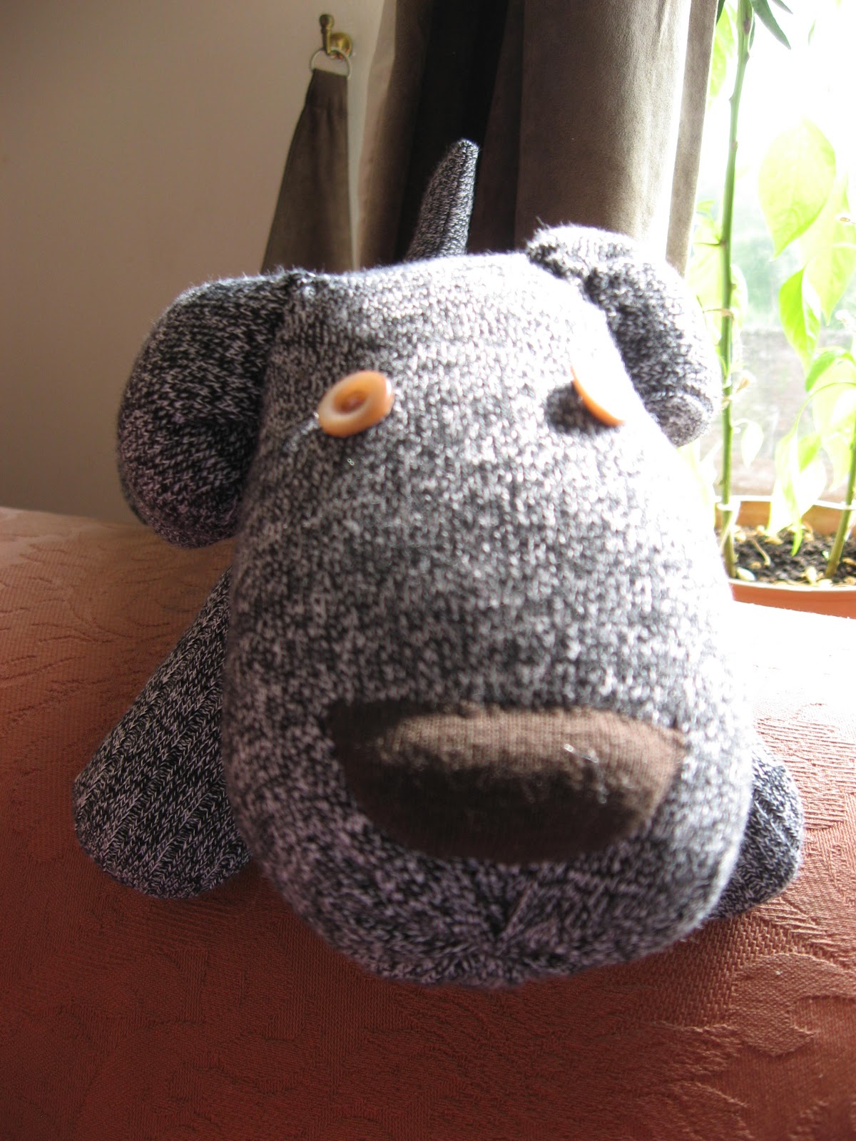 The Violet Pincushion Operation Secret Sock Dog