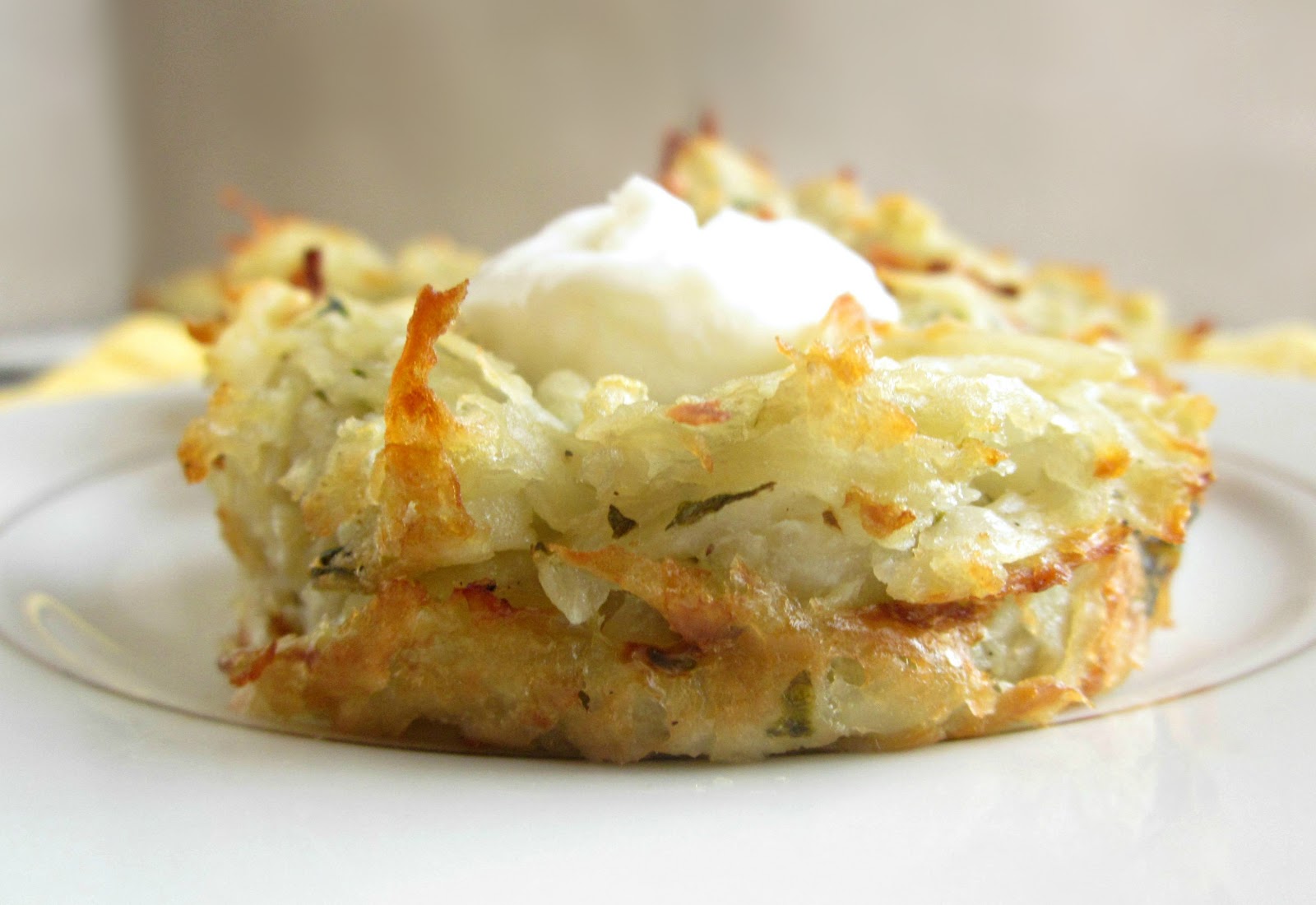 Hungry Couple Oven Baked Potato Pancakes (Latkes)