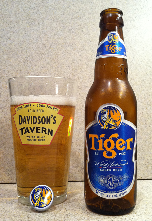 365 Beers and 50 Pounds Day 341, Dec 7 / Tiger Lager