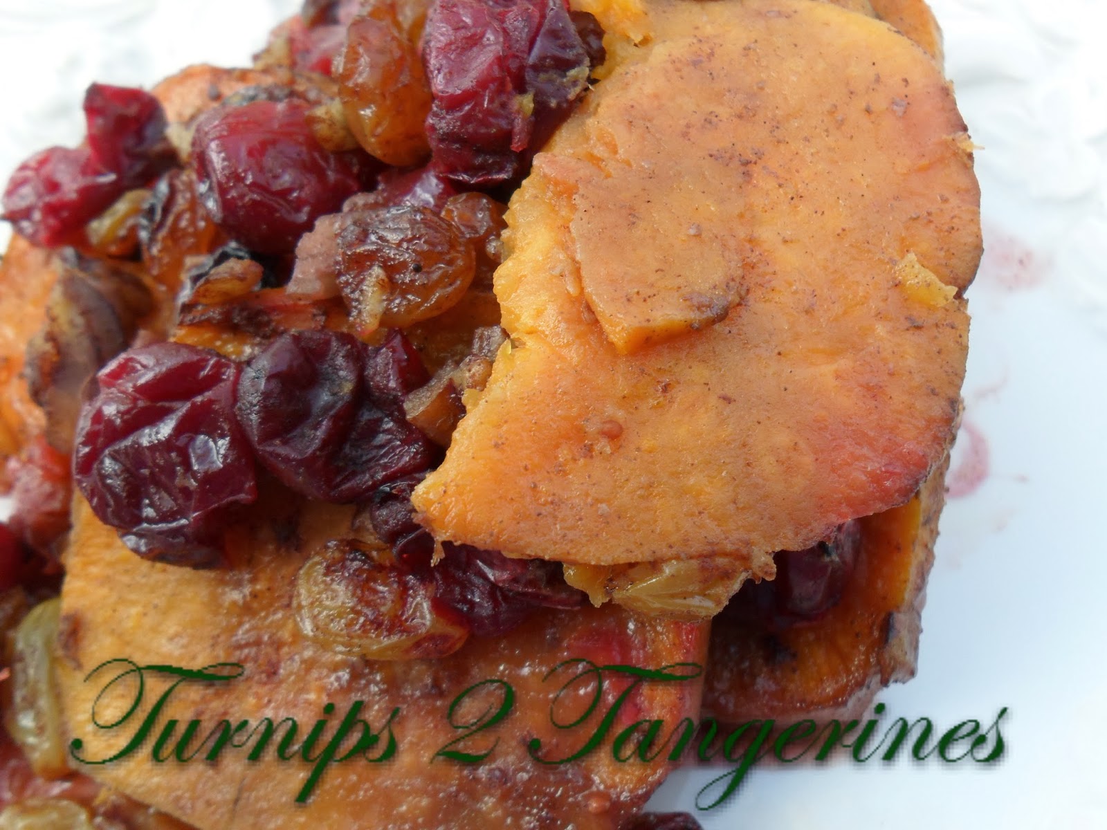 Turnips 2 Tangerines Cranberry and Sweet Potato Casserole