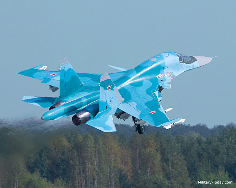 Sukhoi Su-34 Russian Fighter Bomber Aircraft