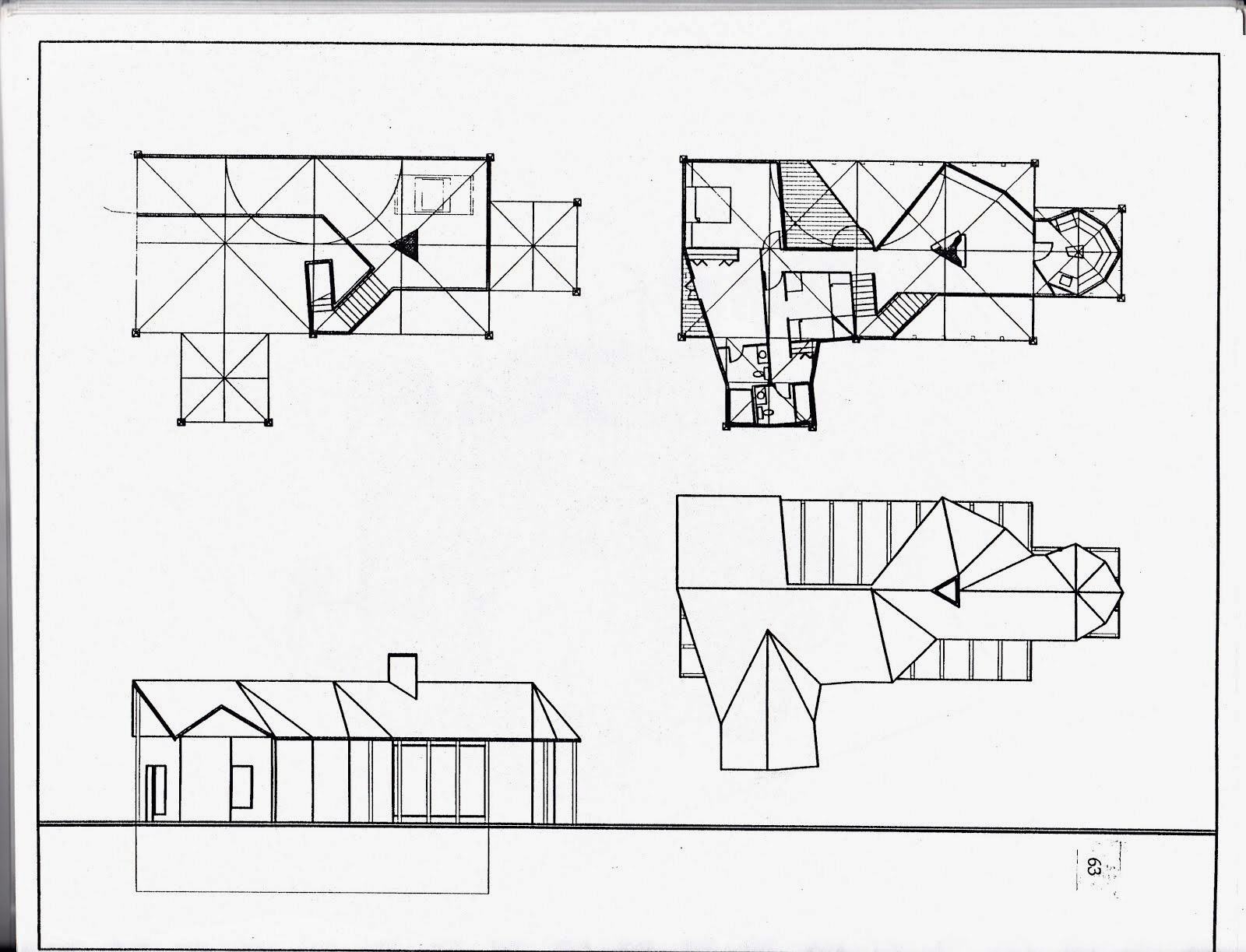 Geometry in Architecture thesis drawing sequence