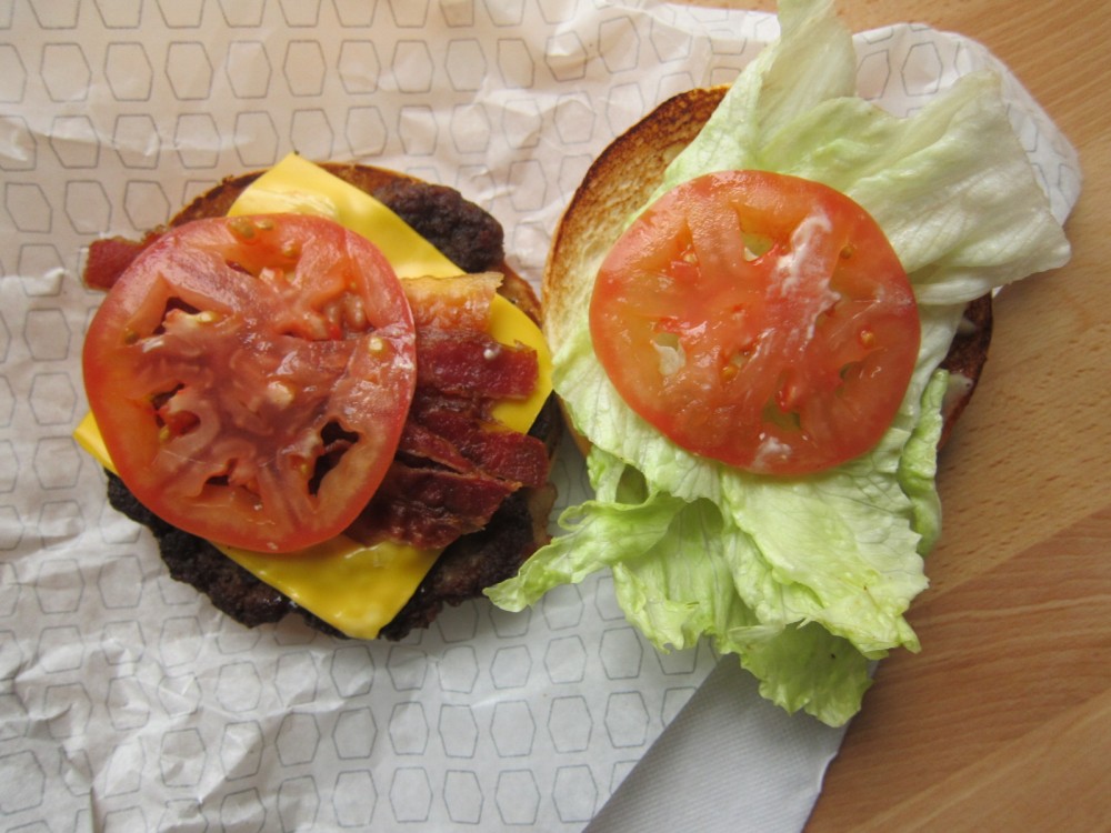 Review Jack in the Box Bacon Insider Burger Brand Eating