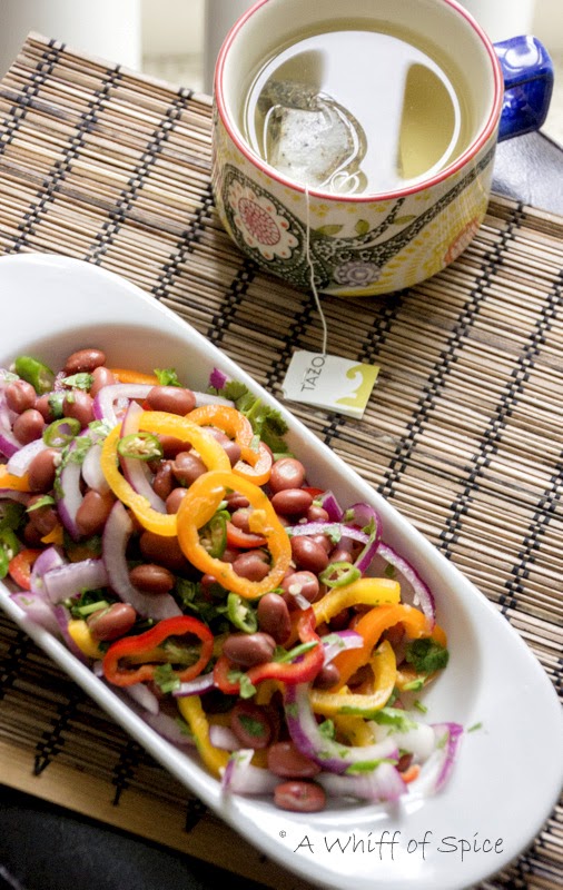 Rajma Salad (Red Kidney Bean Salad) Simple and Basic