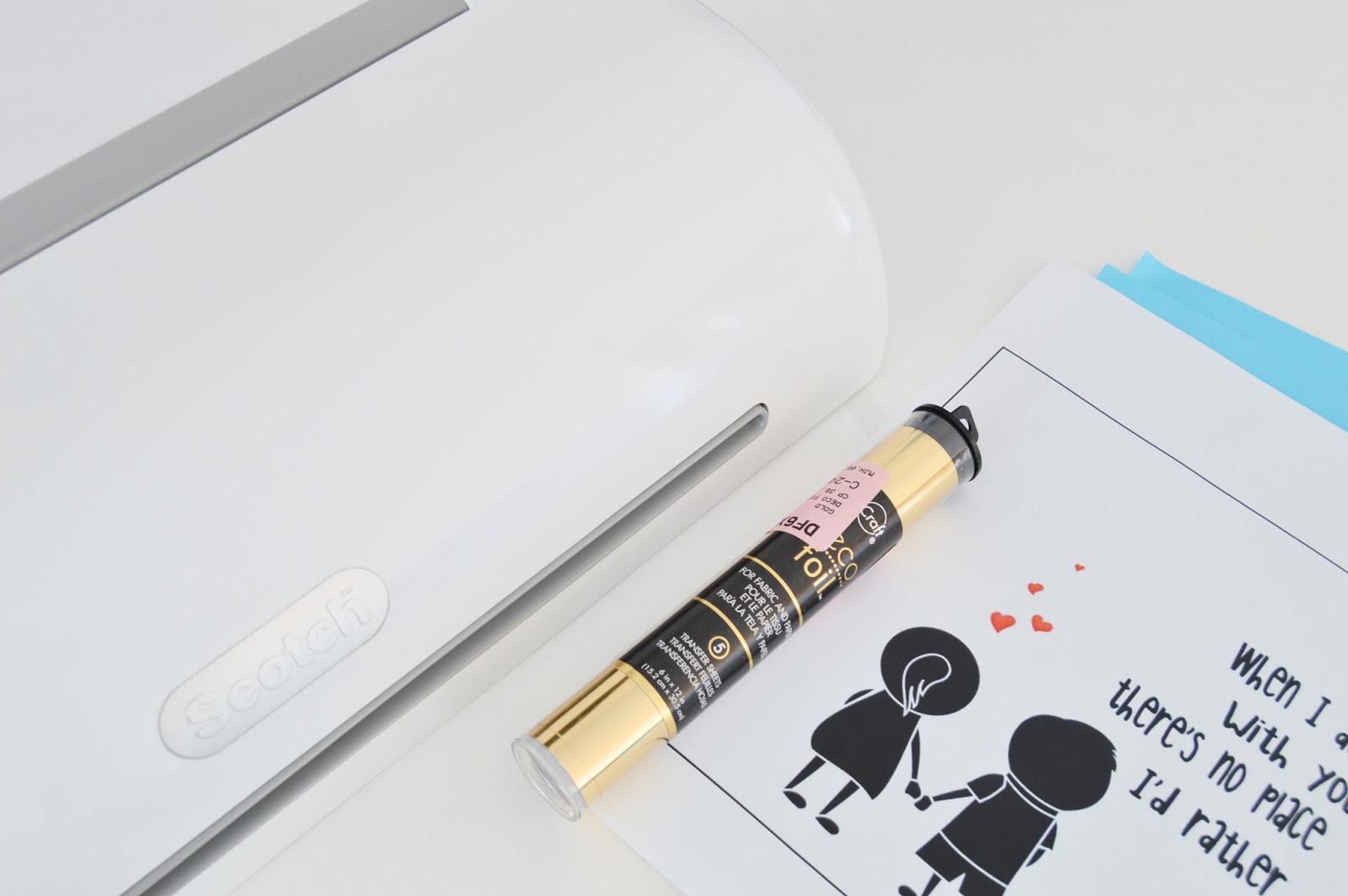 Vikalpah Gold Foil Wall Art using Laminator