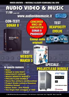 Audio Video & Music 11 - Maggio 2009 | TRUE PDF | Mensile | Professionisti | Audio Recording | Software | Hardware