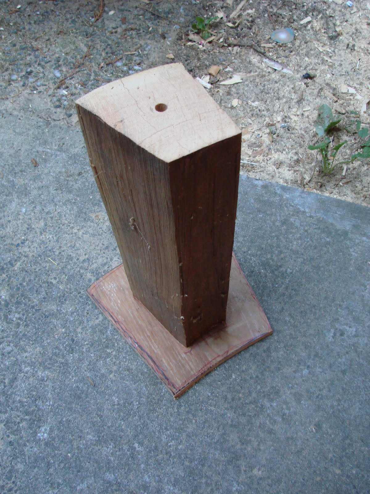 I started this small chunk of beautiful tight grain fir.