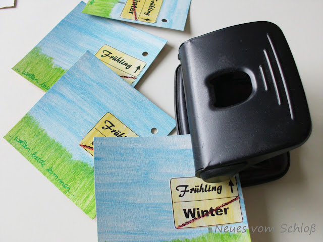 mail-art-Frühling- Projekt, Neues vom Schloß mail-art-Frühling- Projekt, Neues vom Schloß