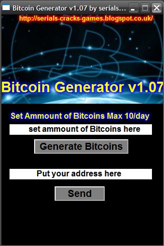 Bitcoin Generator 2016 Activation Key