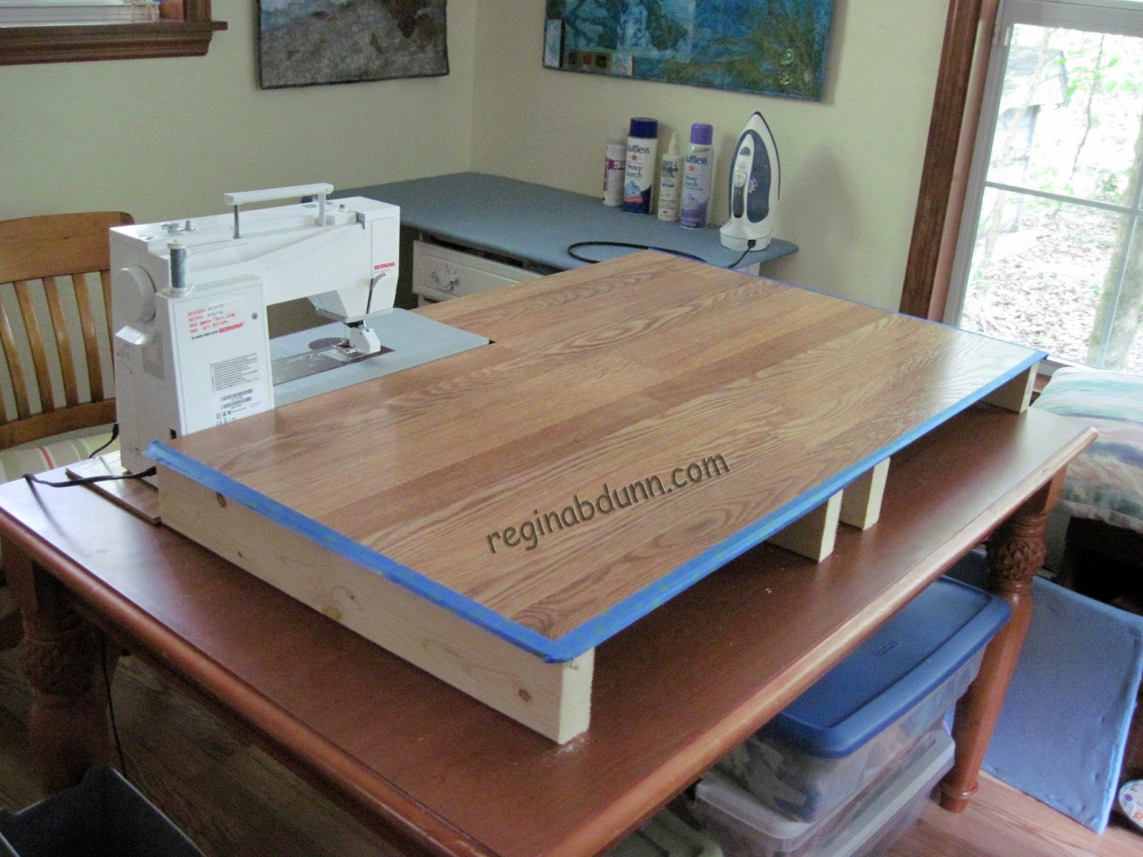 Regina B Dunn Looking for Deeper Meanings A Handy Dandy Sewing Table Top!