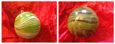 Handblown glass ornaments