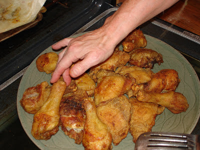 plate of the best fried chicken platter of fried chicken
