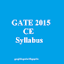 GATE 2015 Civil Engineering (CE) Syllabus