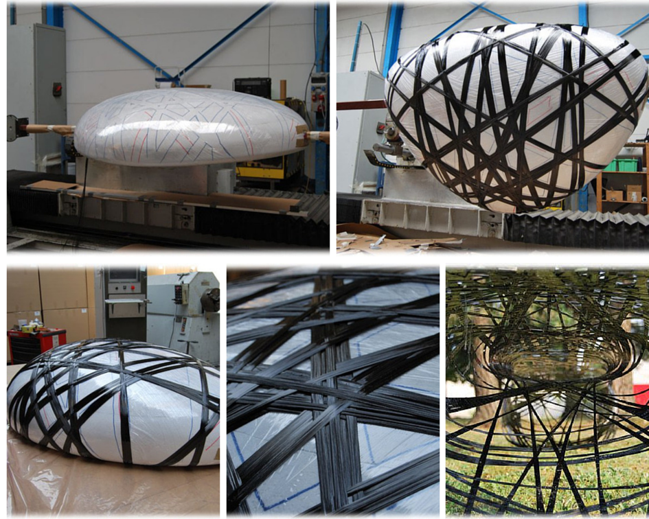 C-STONE, Seifert and Skinner & Associates, Peter Donders CFRP process, Filament Winding