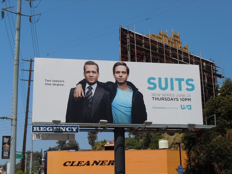 Suits TV billboard
