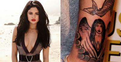 Justin Bieber tatua o rosto de Selena Gomez no braço, Será que é amor?