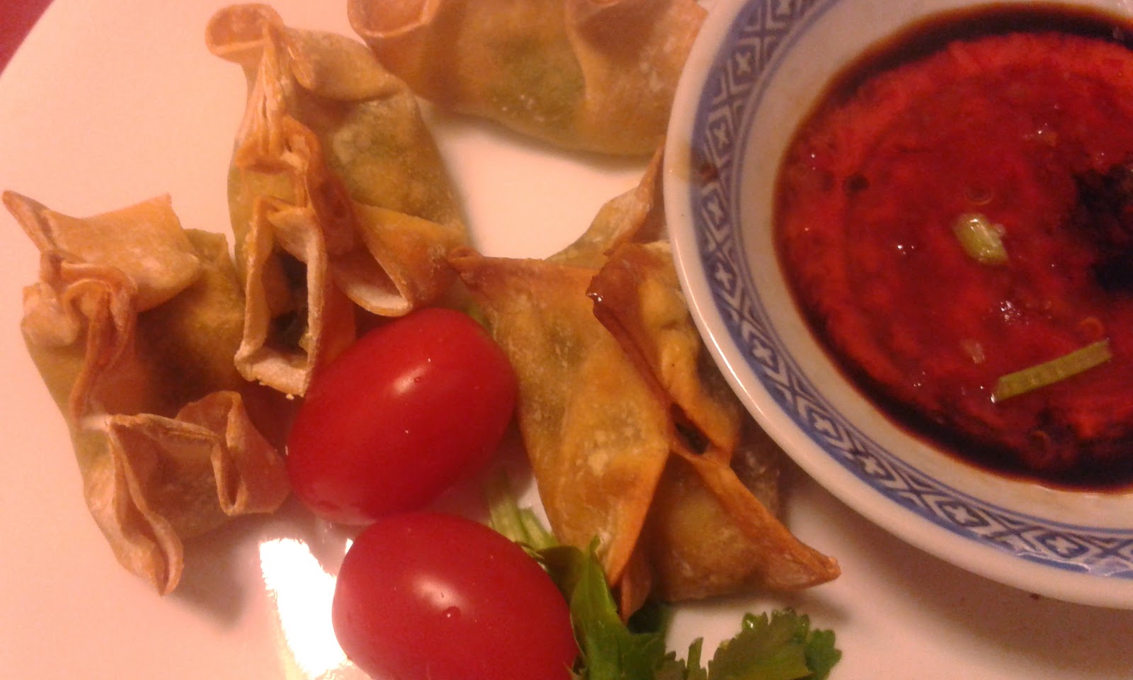 Healthy alternative recipes Baked prawn, water chestnut & chives wontons