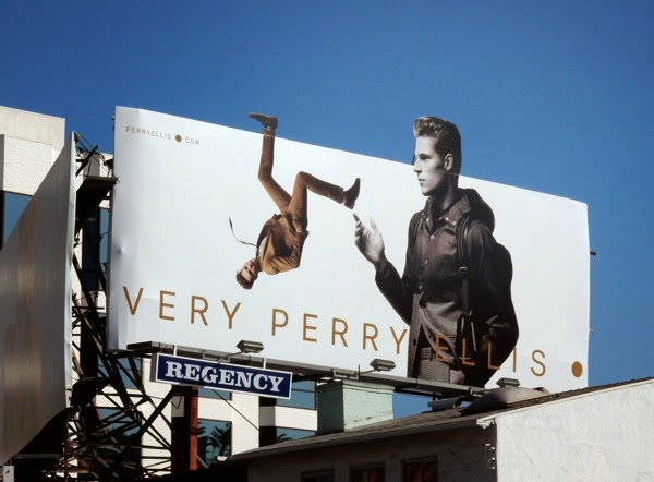 Very Perry Ellis backflip special extension billboard Very Perry Ellis backflip billboard