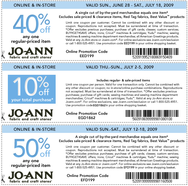 Joann coupon code